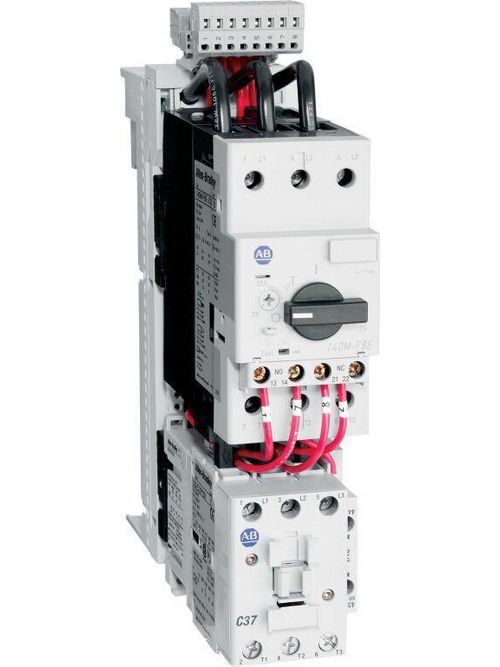 Allen-Bradley 103S-FTD2-FC32C IEC Combination Starter, 100-C37, 110V 50Hz / 120V 60Hz, 1 N.O. 0 N.C., 140M-F8E (F-Frame), High Break Plus, Internal Auxiliary Contact 1 N.O. + 1 N.C., No Side Mount Aux. or Trip Contacts Allen-Bradley 103S-FTD2-FC32C IEC Combination Starter, 100-C37, 110V 50Hz / 120V 60Hz, 1 N.O. 0 N.C., 140M-F8E (F-Frame), High Break Plus, Internal Auxiliary Contact 1 N.O. + 1 N.C., No Side Mount Aux. or Trip Contacts