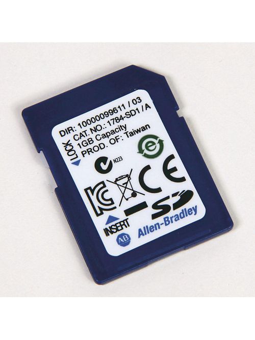 Allen-Bradley 1784-SD1 CLX/CMX Secure 1 GB Digital Memory Card Allen-Bradley 1784-SD1 CLX/CMX Secure 1 GB Digital Memory Card