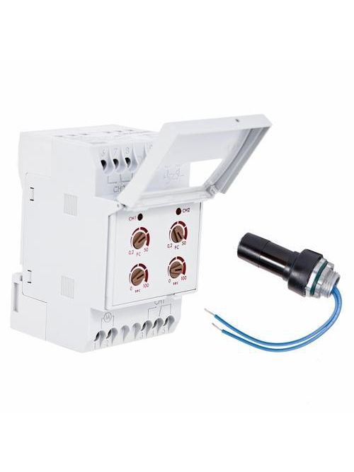 Product image for Intermatic PC2-120-LS2 2-CHNL 10A SNGL CHNL SW W/LS2 SENSOR