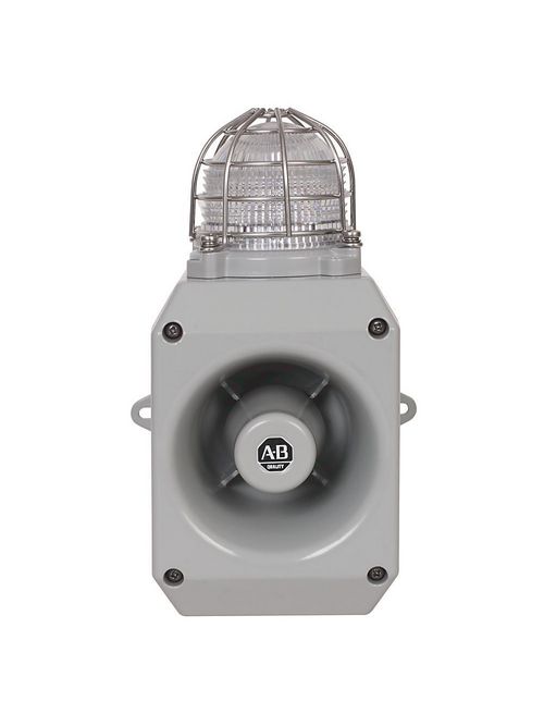 A-B 855HM-CGMA10DL3 Metal Horn with LED Beacon 120V AC A-B 855HM-CGMA10DL3 Metal Horn with LED Beacon 120V AC