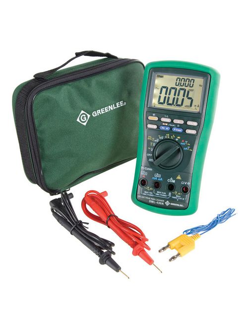 Product image for Greenlee DML-430A Dmm Dlog 43K Trms Ac+Dc(Dml-430A)