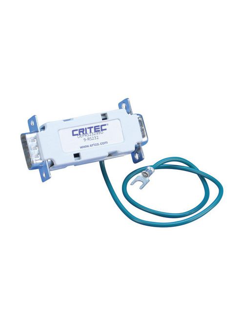Product image for Erico DEPRS42299D Data Equipment Protector, 400 A 8/20 ?s Nominal Discharge Current (In), DB9, Male/Female