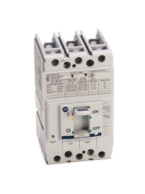 Allen Bradley 140G-G6C3-C40 125 Amp G-Frame Molded Case Circuit Breaker Allen Bradley 140G-G6C3-C40 125 Amp G-Frame Molded Case Circuit Breaker
