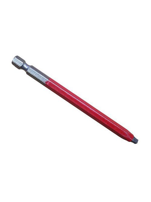 Product image for Rack-A-Tiers Manufacturing 70240R Red #2 4 Inch Square Drive Bit