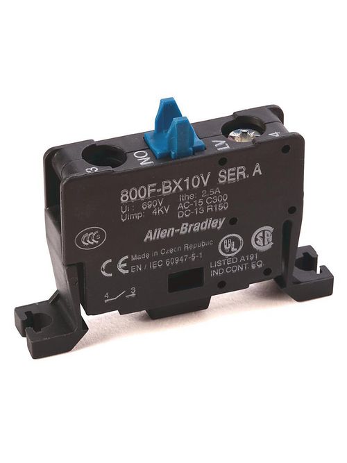 A-B 800F-BX10V 22mm Contact Block 8 A-B 800F-BX10V 22mm Contact Block 8