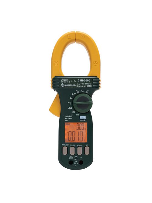 Product image for Greenlee CMI-2000 CLAMP METER TRMS 2000A AC