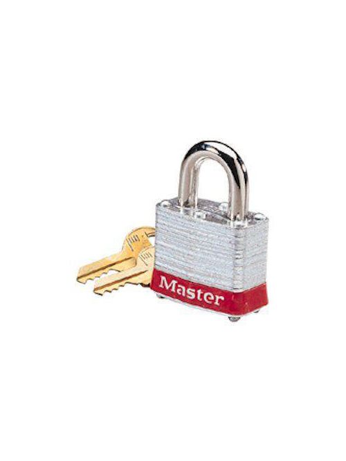Product image for Ideal 44-904 Padlock 3/4" Hasp Clearance, 9/32 Hasp Dia. w/White Bumper