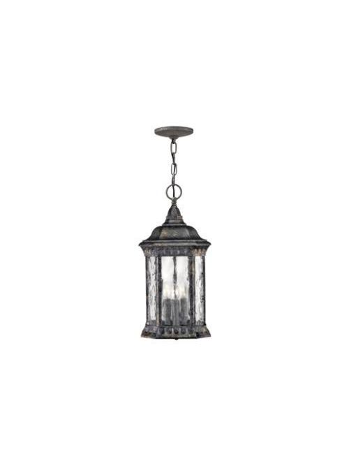 Product image for Regal 3 Light Medium Hanging Lantern - Black Granite