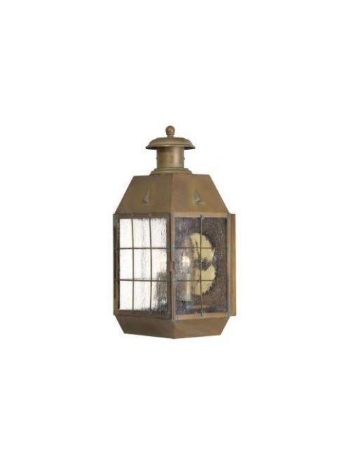 Product image for Nantucket 2 Light Large Wall Lantern - Aged Brass