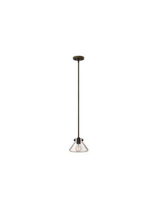 Product image for Congress 1 Light Small Retro Glass Pendant - Oil Rubbed Bronze