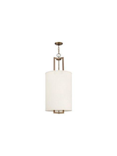 Product image for Hampton 3 Light Large Drum Pendant - Brushed Bronze