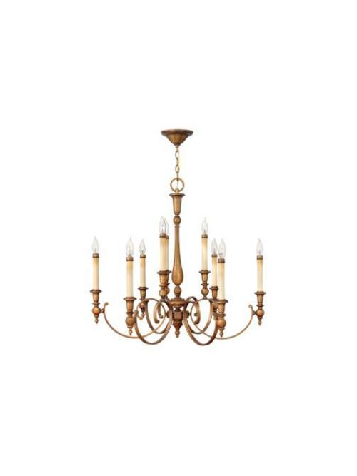 Product image for HINK 3628BR 9LT CHANDELIER