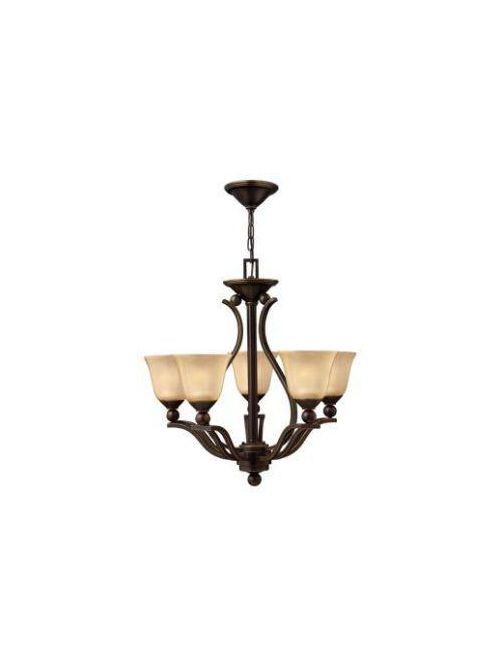 Product image for Bolla 5 Light Medium Chandelier - Olde Bronze