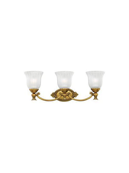 Product image for Francoise 3 Light Vanity - Burnished Brass