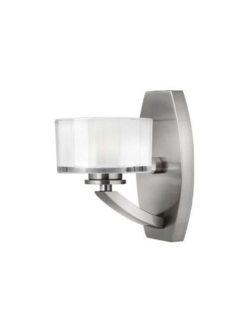 Product image for Meridian 1 Light Wall Sconce - Brushed Nickel
