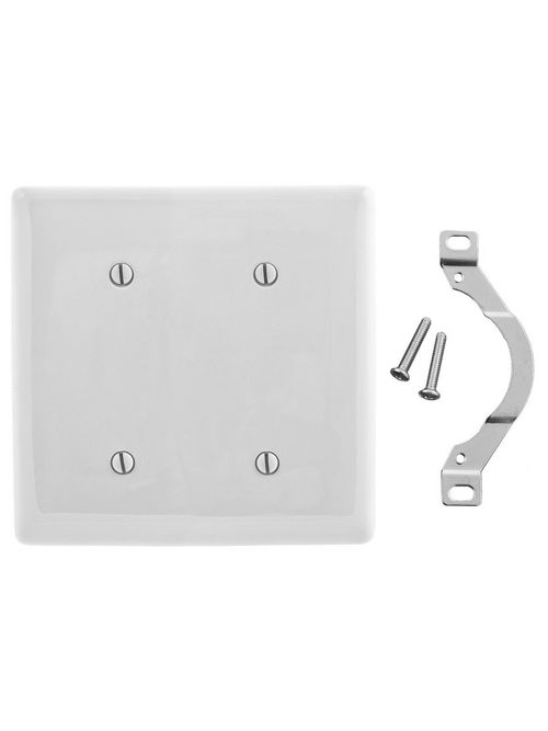 HPW NP24OW WALLPLATE, 2-G, 2 STRP M HPW NP24OW WALLPLATE, 2-G, 2 STRP M