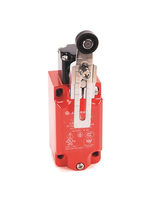 Allen-Bradley 440P-MALS11B 30 mm Metal Adjustable Lever Safety Limit Switch Allen-Bradley 440P-MALS11B 30 mm Metal Adjustable Lever Safety Limit Switch