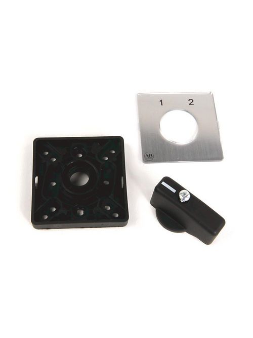 Allen-Bradley 194L-HE4A-250 Type A Gray/Black 48 mm x 48 mm Legend Text: 1-2 (60) IEC Control and Load Switch Actuator Allen-Bradley 194L-HE4A-250 Type A Gray/Black 48 mm x 48 mm Legend Text: 1-2 (60) IEC Control and Load Switch Actuator