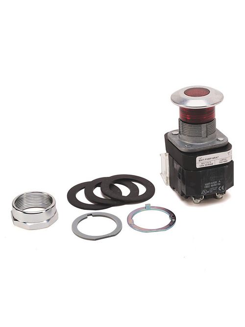 Product image for A-B 800T-FXMQH2RA5 3POSITION RED ILLUMINATED EMERGENCY STOP 2NCLB CONTACTS