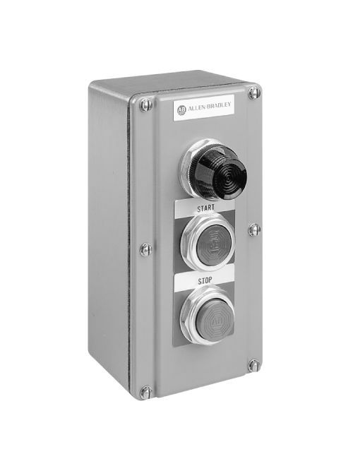 Allen-Bradley 800T-2ATR Die Cast Aluminum Type 4/13 Two Push Buttons Assembled Station Allen-Bradley 800T-2ATR Die Cast Aluminum Type 4/13 Two Push Buttons Assembled Station