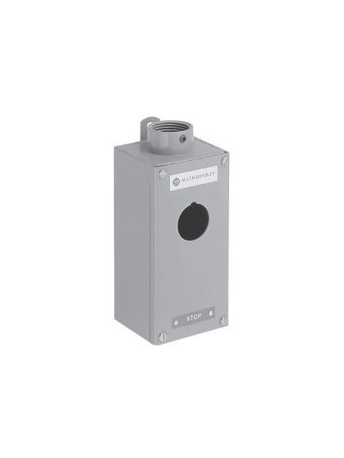 Product image for Allen-Bradley 800T-3PZ 3-Hole Type 13 Push Button Pendant Enclosure