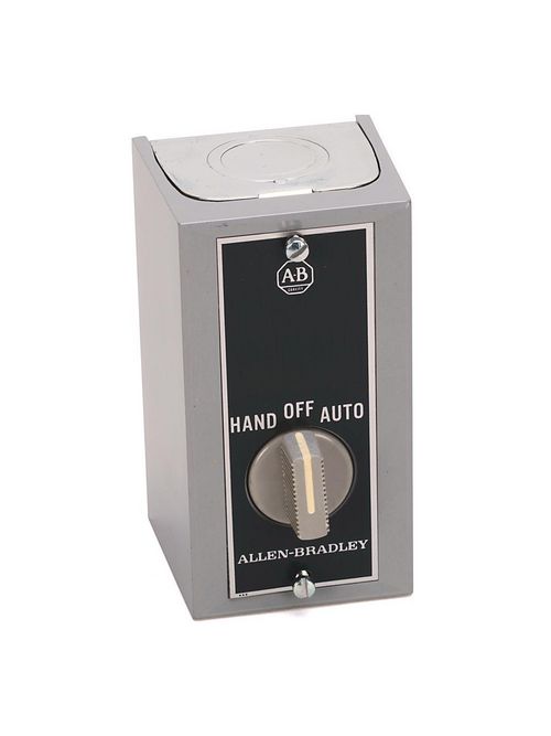 Allen-Bradley 800S-R3SXP Selector Switch and Pilot Light Hand-Off-Auto Standard Duty Stations Allen-Bradley 800S-R3SXP Selector Switch and Pilot Light Hand-Off-Auto Standard Duty Stations