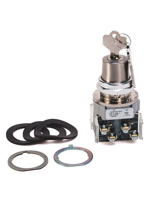 Allen-Bradley 800T-N61KF4B 4-Position Selector Switch Allen-Bradley 800T-N61KF4B 4-Position Selector Switch
