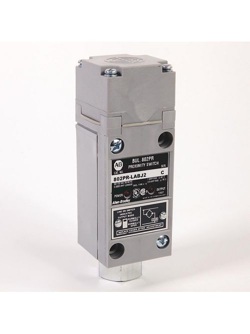 Allen-Bradley 802PR-LABJ2 2-Wire AC High Output 14 mm Distance Top Sensing Shielded NO/NC Proximity Sensor Allen-Bradley 802PR-LABJ2 2-Wire AC High Output 14 mm Distance Top Sensing Shielded NO/NC Proximity Sensor