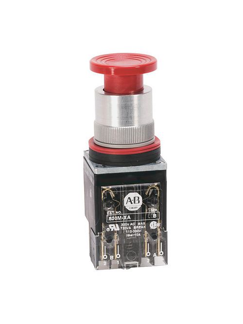 Allen-Bradley 800MR-D6AK Mushroom 22.5 mm Round NEMA Push Button Allen-Bradley 800MR-D6AK Mushroom 22.5 mm Round NEMA Push Button