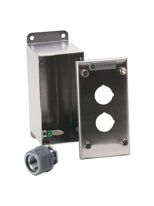 Product image for Allen Bradley 800R-2HW7P-35692 800R Push-Button Station