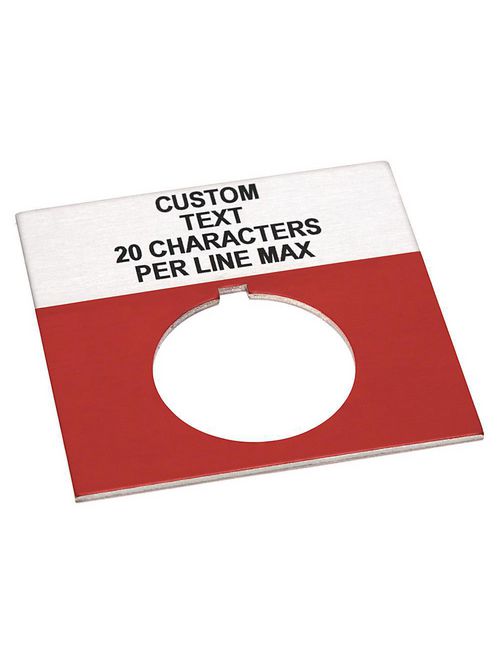 Product image for A-B 800T-X701E 30mm 800T Red Custom