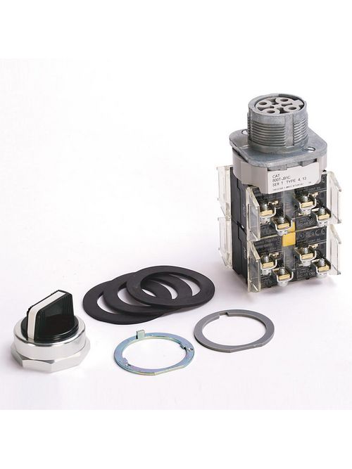 Allen-Bradley 800T-J91C 30.5 mm Type 4/13 3-Position Non-Illuminated White Standard Knob Selector Switch Allen-Bradley 800T-J91C 30.5 mm Type 4/13 3-Position Non-Illuminated White Standard Knob Selector Switch