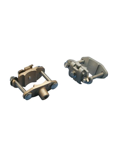 Product image for Erico LPC37112 Air Terminal Base, Pipe Mount, Imperial Thread, Copper, 1/2 UNC Thread