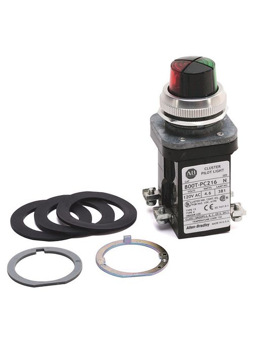 Product image for Allen-Bradley 800T-PC216XGXR 30 mm Push Button