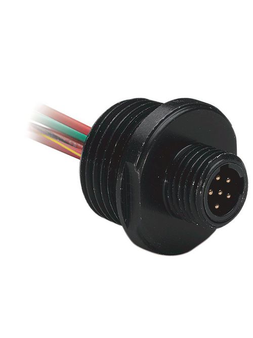 Allen-Bradley 888R-M6AC1-1F AC Micro Dual Key Male Straight 6-Pin 22 AWG 1 Foot Receptacle Allen-Bradley 888R-M6AC1-1F AC Micro Dual Key Male Straight 6-Pin 22 AWG 1 Foot Receptacle