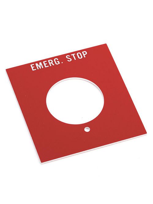 Allen Bradley 800H-Y49 Start-Stop Standard Push Button Legend Plate Allen Bradley 800H-Y49 Start-Stop Standard Push Button Legend Plate