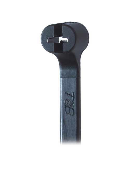 Ty-Rap TY27MX-A 13 Inch 120 lb Ultraviolet Resistant Black 2-Piece Bulk Cable Tie Ty-Rap TY27MX-A 13 Inch 120 lb Ultraviolet Resistant Black 2-Piece Bulk Cable Tie