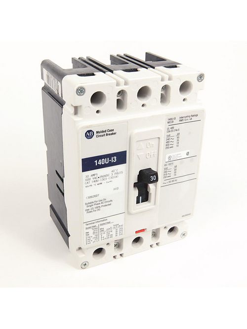 Product image for Allen Bradley 140U-I3C3-C40 40 Amp Molded Case Circuit Breaker