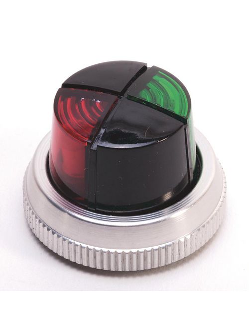 Product image for Allen-Bradley 800T-N52XRXW 30.5 mm 2 Lamp 120 VAC 50/60 Hz Incandescent Red White Cluster Pilot Light Lens Cap