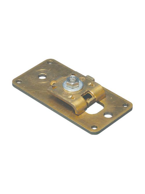 Product image for Erico LPC540A Stamped Bonding Plate, Copper, Aluminum, S304, Bare