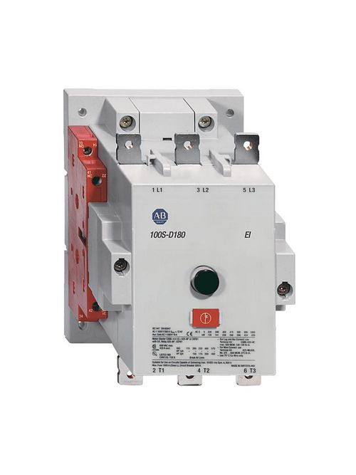 Allen Bradley 100S-D180ED22BC 180 Amp MCS D Safety Contactor Allen Bradley 100S-D180ED22BC 180 Amp MCS D Safety Contactor