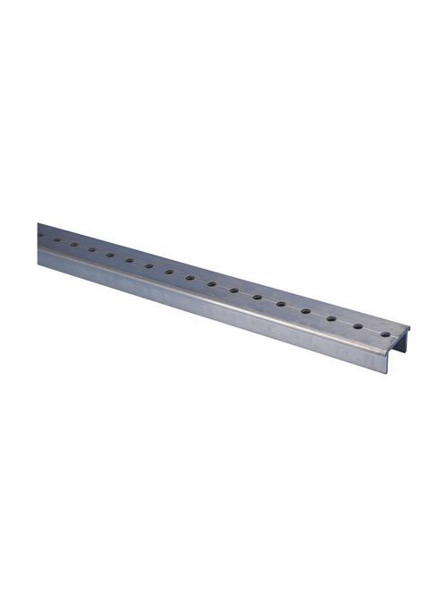 Product image for Erico 560930 ABS Adjustable Busbar Support Perforated Profile, 6.56' x 0.91" x 1.85"