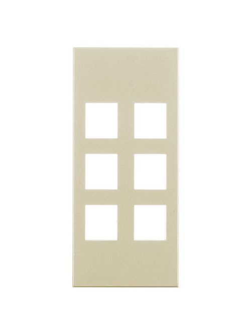 HWDK HBL317I MOD FACE PLATE, 6-PORT HWDK HBL317I MOD FACE PLATE, 6-PORT