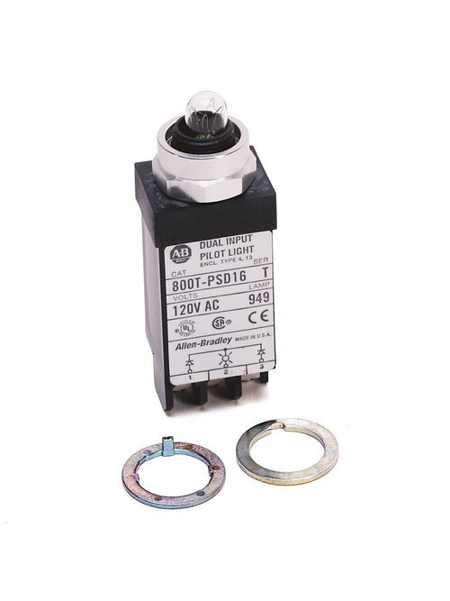 Allen-Bradley 800T-PSDH16G 18 mm Pilot Light Push Button Allen-Bradley 800T-PSDH16G 18 mm Pilot Light Push Button