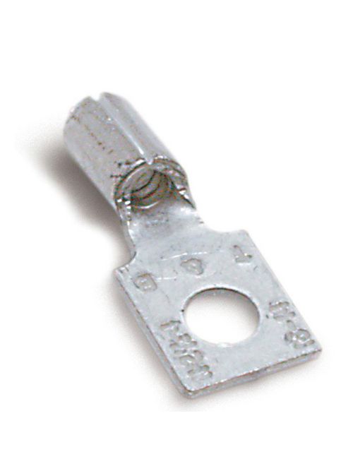 Thomas & Betts B481 #6 Bolt Hole 16-14 AWG Wire Range Non-Insulated Rect Ring Terminal Thomas & Betts B481 #6 Bolt Hole 16-14 AWG Wire Range Non-Insulated Rect Ring Terminal