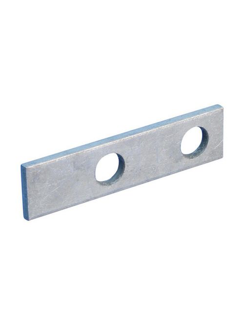 Product image for Erico B102JH 2 Hole Lug, 5.25" x 2" x 0.5", 0.563" Hole