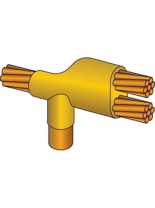 Product image for ERC NCR151V MOLD,CABLE TO GRD ROD,H