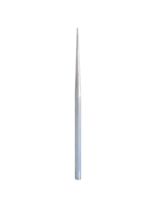 Product image for Erico LPA222 Air Terminal, Imperial Thread, Aluminum, 1/2" dia, Sharp, 12"