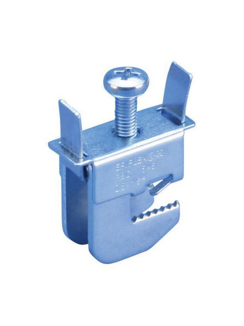 Product image for Erico 553430 FBC ERIFLEX Flexibar/Cable to Busbar Clamp, 0.39" Busbar Thickness, 2.5 mm² Stranded-16 mm² Stranded, 0.24"