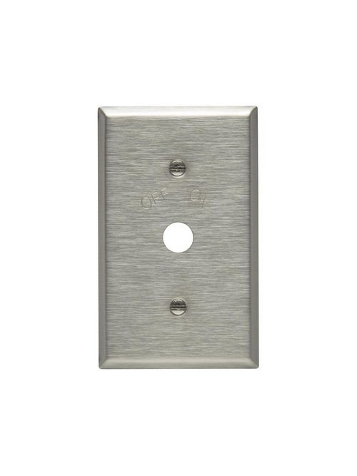 WALLPLATE FOR CORBIN SWTCH ON/OFF-IND SS WALLPLATE FOR CORBIN SWTCH ON/OFF-IND SS